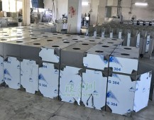 室內(nèi)方形分類(lèi)垃圾箱工廠生產(chǎn)圖